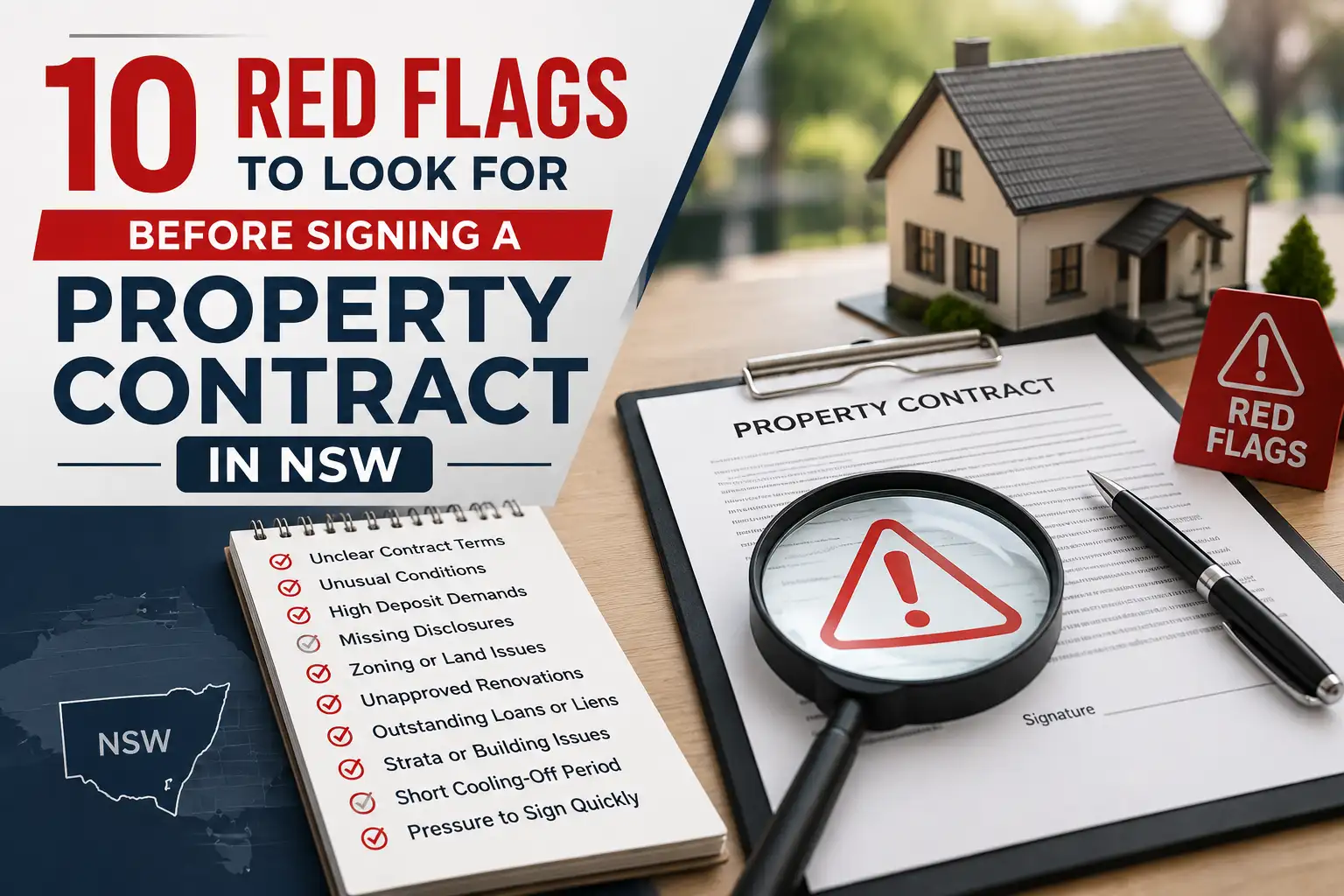 10 Red Flags to Look for Before Signing a Property Contract in NSW